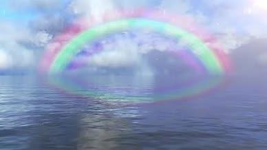 海天一线之水上彩虹视频的预览图